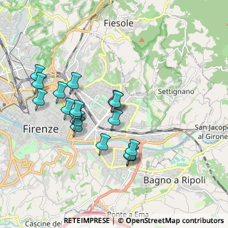 Mappa Via Arrigo da Settimello, 50135 Firenze FI, Italia (1.82412)