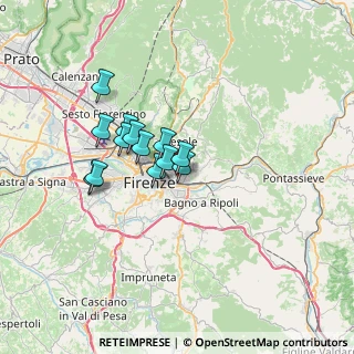 Mappa Via Arrigo da Settimello, 50135 Firenze FI, Italia (5.11077)
