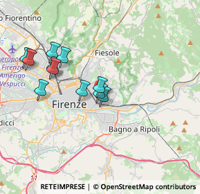 Mappa Via Milazzo, 50135 Firenze FI, Italia (3.48455)