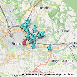 Mappa Via Milazzo, 50135 Firenze FI, Italia (1.27833)