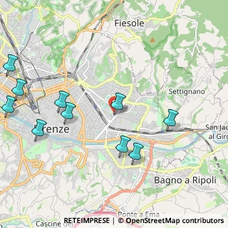 Mappa Via Milazzo, 50135 Firenze FI, Italia (2.80545)