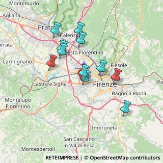 Mappa Via Salento, 50142 Firenze FI, Italia (6.63545)