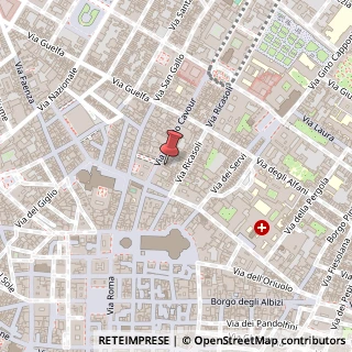 Mappa Via Camillo Cavour, 8, 50129 Firenze, Firenze (Toscana)