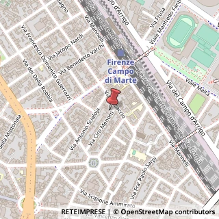Mappa Via Ciro Menotti, 35, 50136 Firenze, Firenze (Toscana)