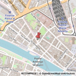 Mappa Via Il Prato, 22R, 50123 Firenze, Firenze (Toscana)