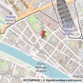 Mappa Via Il Prato, 50 Rosso, 50123 Firenze, Firenze (Toscana)