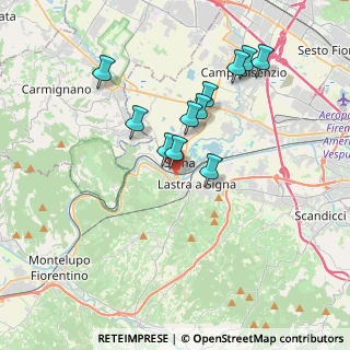 Mappa Via delle Terrecotte, 50058 Signa FI, Italia (3.32818)