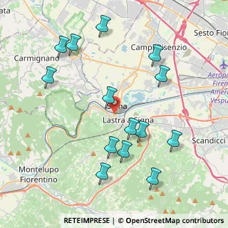 Mappa Via delle Terrecotte, 50058 Signa FI, Italia (4.49429)