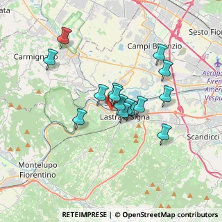 Mappa Via delle Terrecotte, 50058 Signa FI, Italia (2.858)