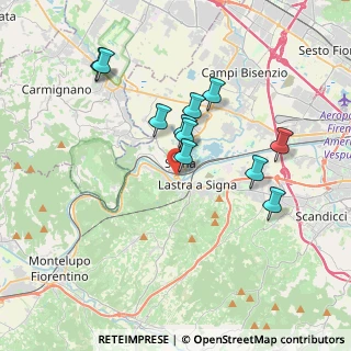 Mappa Piazza Del Taglia, 50058 Signa FI, Italia (3.38)