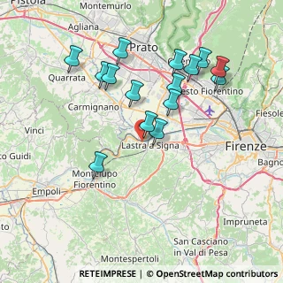 Mappa Via delle Terrecotte, 50058 Signa FI, Italia (7.64467)