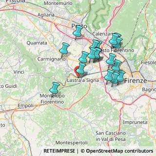 Mappa Piazza Del Taglia, 50058 Signa FI, Italia (6.7885)