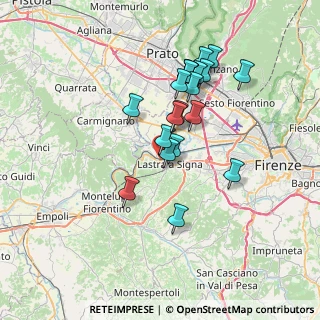 Mappa Piazza Del Taglia, 50058 Signa FI, Italia (6.442)
