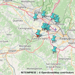 Mappa Via delle Terrecotte, 50058 Signa FI, Italia (7.39727)