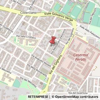 Mappa Via Ermenegildo Pistelli, 22, 50135 Firenze, Firenze (Toscana)
