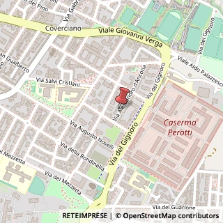 Mappa Via Alessandro D'Ancona,  50, 50135 Firenze, Firenze (Toscana)