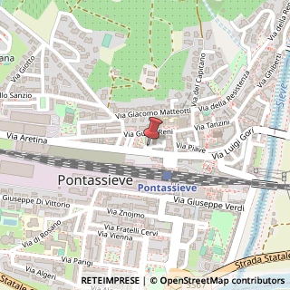 Mappa Via Aretina, 33, 50065 Pontassieve, Firenze (Toscana)
