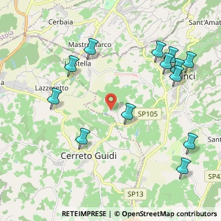Mappa Via del Fondaccio, 50059 Vinci FI, Italia (2.59462)