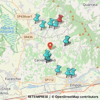 Mappa Via del Fondaccio, 50059 Vinci FI, Italia (3.83308)