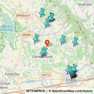 Mappa Via del Fondaccio, 50059 Vinci FI, Italia (5.512)