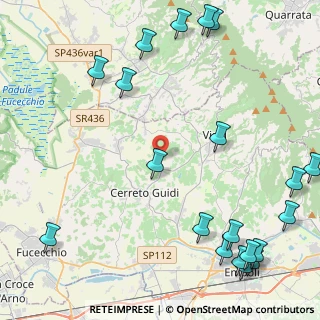 Mappa Via del Fondaccio, 50059 Vinci FI, Italia (6.491)