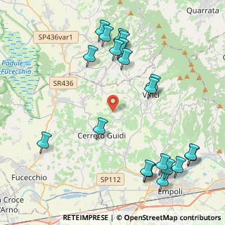 Mappa Via del Fondaccio, 50059 Vinci FI, Italia (5.2445)