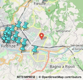 Mappa Firenze, 50135 Firenze FI, Italia (2.972)