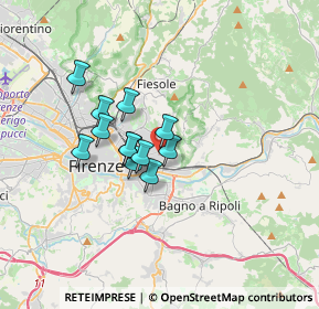 Mappa Firenze, 50135 Firenze FI, Italia (2.395)