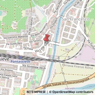 Mappa Via Luigi Gori, 39/40, 50065 Pontassieve, Firenze (Toscana)
