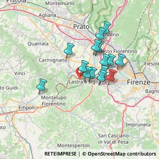 Mappa Piazza Felice Cavallotti, 50058 Signa FI, Italia (5.86267)