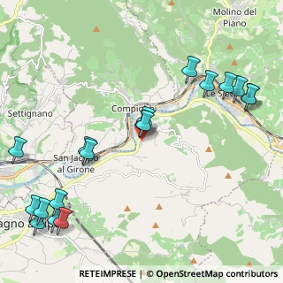 Mappa Via delle Ginestre, 50012 Vallina FI, Italia (2.79667)