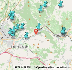 Mappa Via delle Ginestre, 50012 Vallina FI, Italia (5.23313)