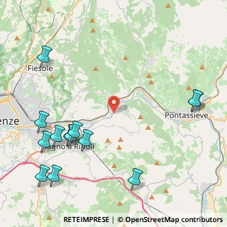 Mappa Via delle Ginestre, 50012 Vallina FI, Italia (5.8)