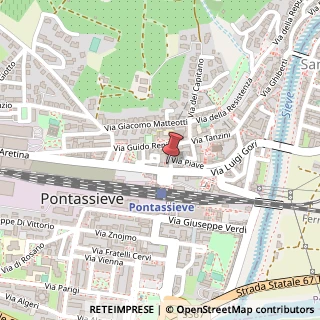 Mappa Via Aretina, 2, 50065 Pontassieve, Firenze (Toscana)