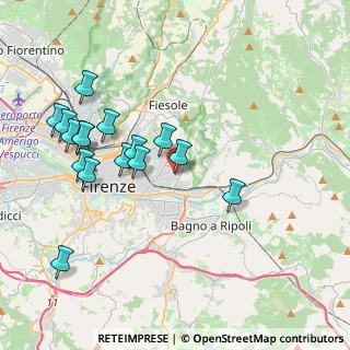 Mappa Via Luigi Bertelli Vamba, 50135 Firenze FI, Italia (4.21375)