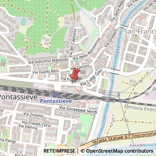 Mappa Via Giuseppe Garibaldi, 19, 50065 Pontassieve, Firenze (Toscana)