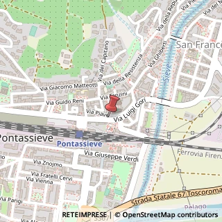 Mappa Via Giuseppe Garibaldi, 30, 50065 Pontassieve, Firenze (Toscana)