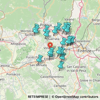Mappa Via M.K, 50059 Vinci FI, Italia (11.9645)