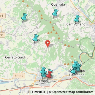 Mappa Via M.K, 50059 Vinci FI, Italia (6.03917)