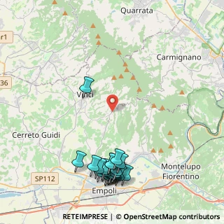 Mappa Via M.K, 50059 Vinci FI, Italia (5.3825)