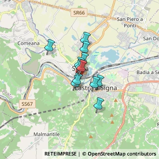 Mappa Via Don Giovanni Minzoni, 50058 Signa FI, Italia (1.01917)