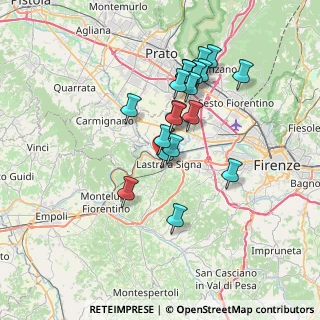 Mappa Via Don Giovanni Minzoni, 50058 Signa FI, Italia (6.392)