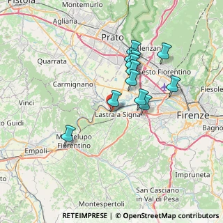 Mappa Via Don Giovanni Minzoni, 50058 Signa FI, Italia (6.39333)