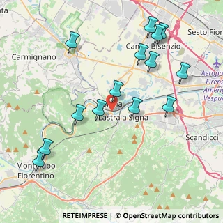 Mappa Via Don Giovanni Minzoni, 50058 Signa FI, Italia (4.60714)