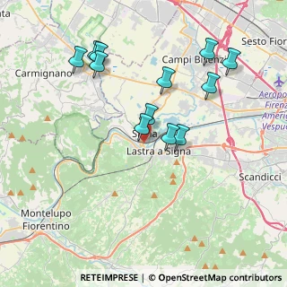Mappa Via Don Giovanni Minzoni, 50058 Signa FI, Italia (3.90167)