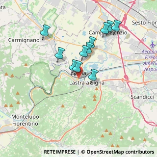 Mappa Via Don Giovanni Minzoni, 50058 Signa FI, Italia (3.32455)