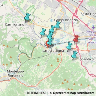 Mappa Via Don Giovanni Minzoni, 50058 Signa FI, Italia (3.34182)
