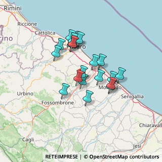 Mappa 61030 Lucrezia PU, Italia (11.296)