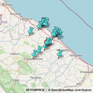 Mappa 61030 Lucrezia PU, Italia (10.44)