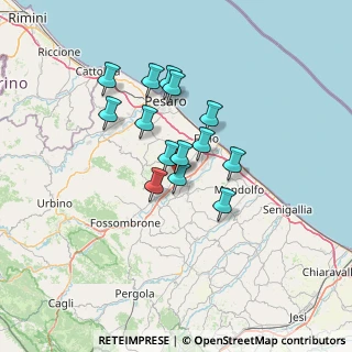 Mappa 61030 Lucrezia PU, Italia (10.50643)
